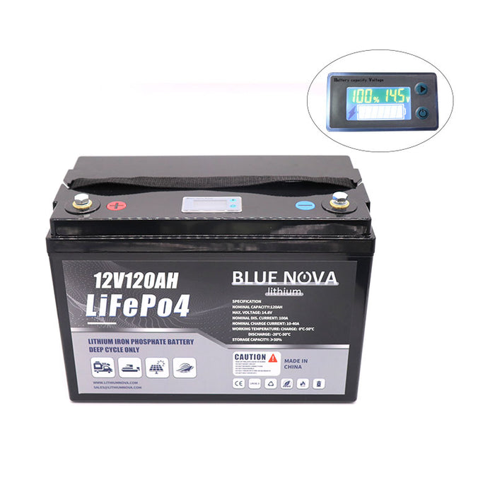 bluenova lithium 12v120ah lifepo4 battery built with 10year warranty