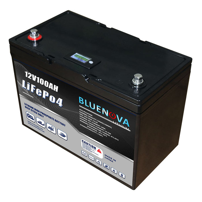 Super Cycle BlueNova Lithium 12v100ah lifepo4 battery with Bluetooth Monitor