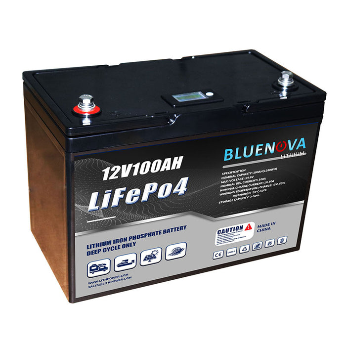Super Cycle BlueNova Lithium 12v100ah lifepo4 battery with Bluetooth Monitor