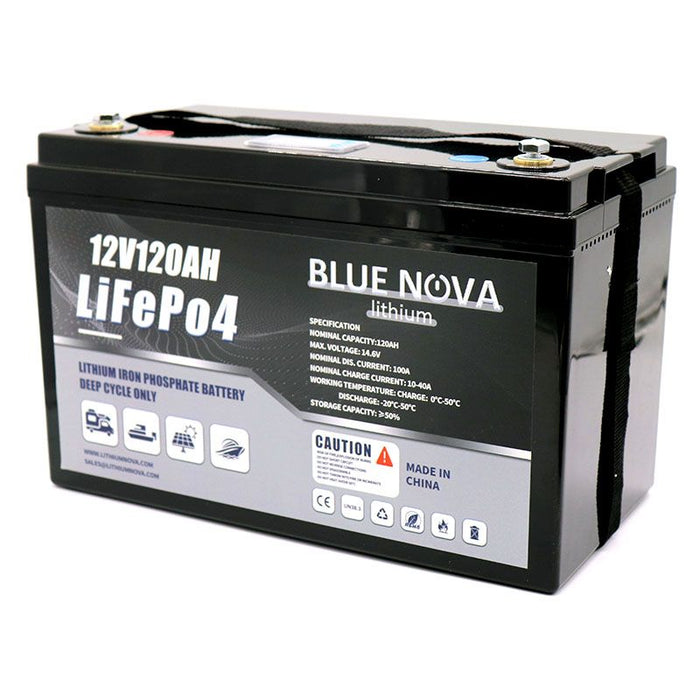 Tough bluenova lithium 12v120ah lifepo4 optimal your rv travel